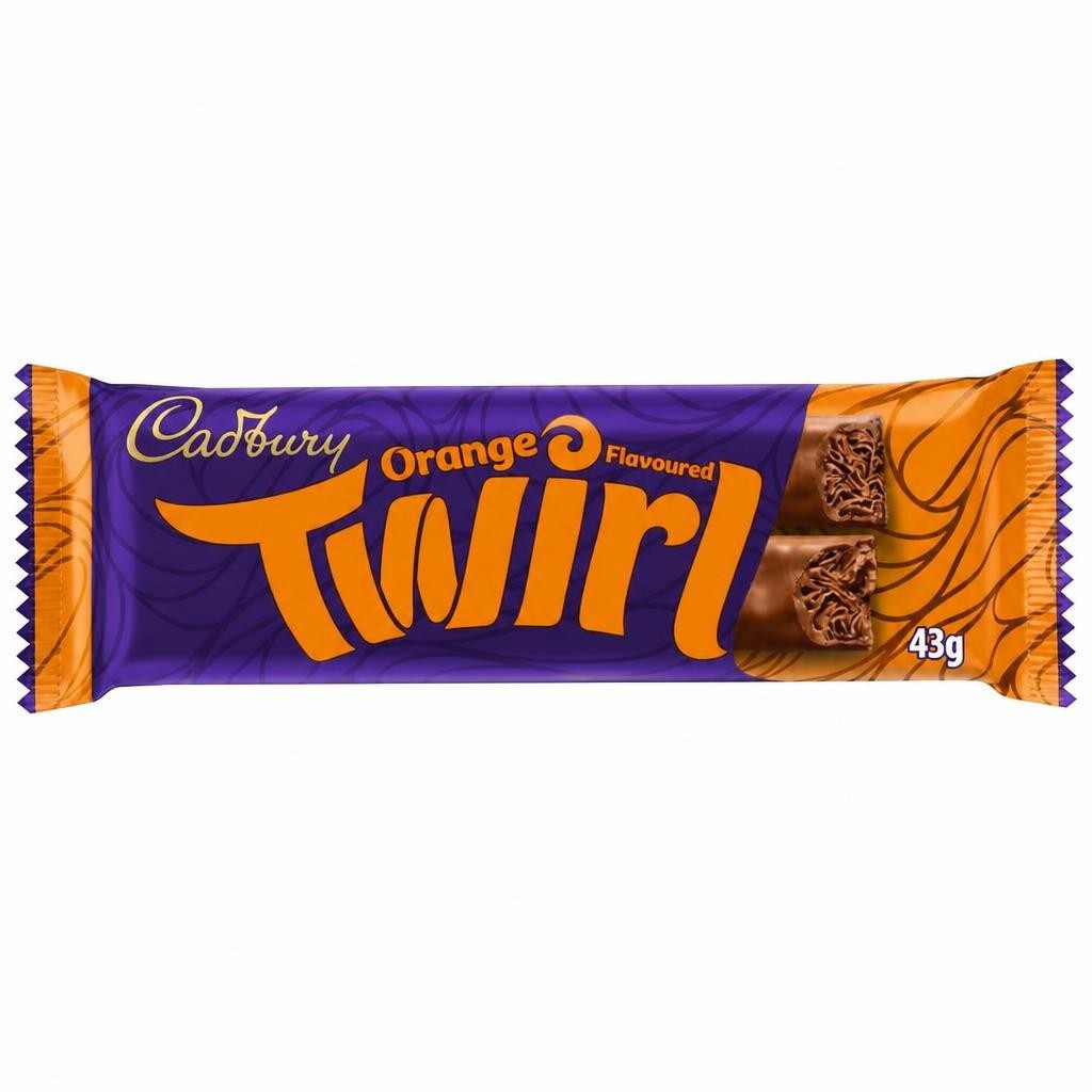 Cadbury Twirl Orange Chocolate Bar 43g
