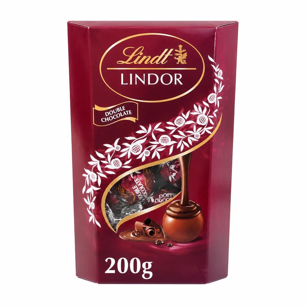 Lindt Lindor Double Chocolate Truffles 200G
