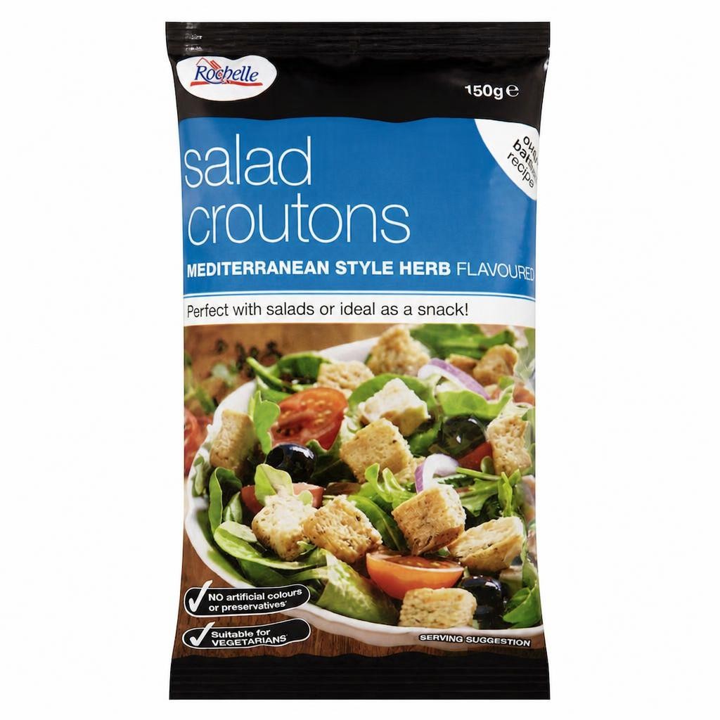 Rochelle Salad Croutons Mediterranean Herb 150G