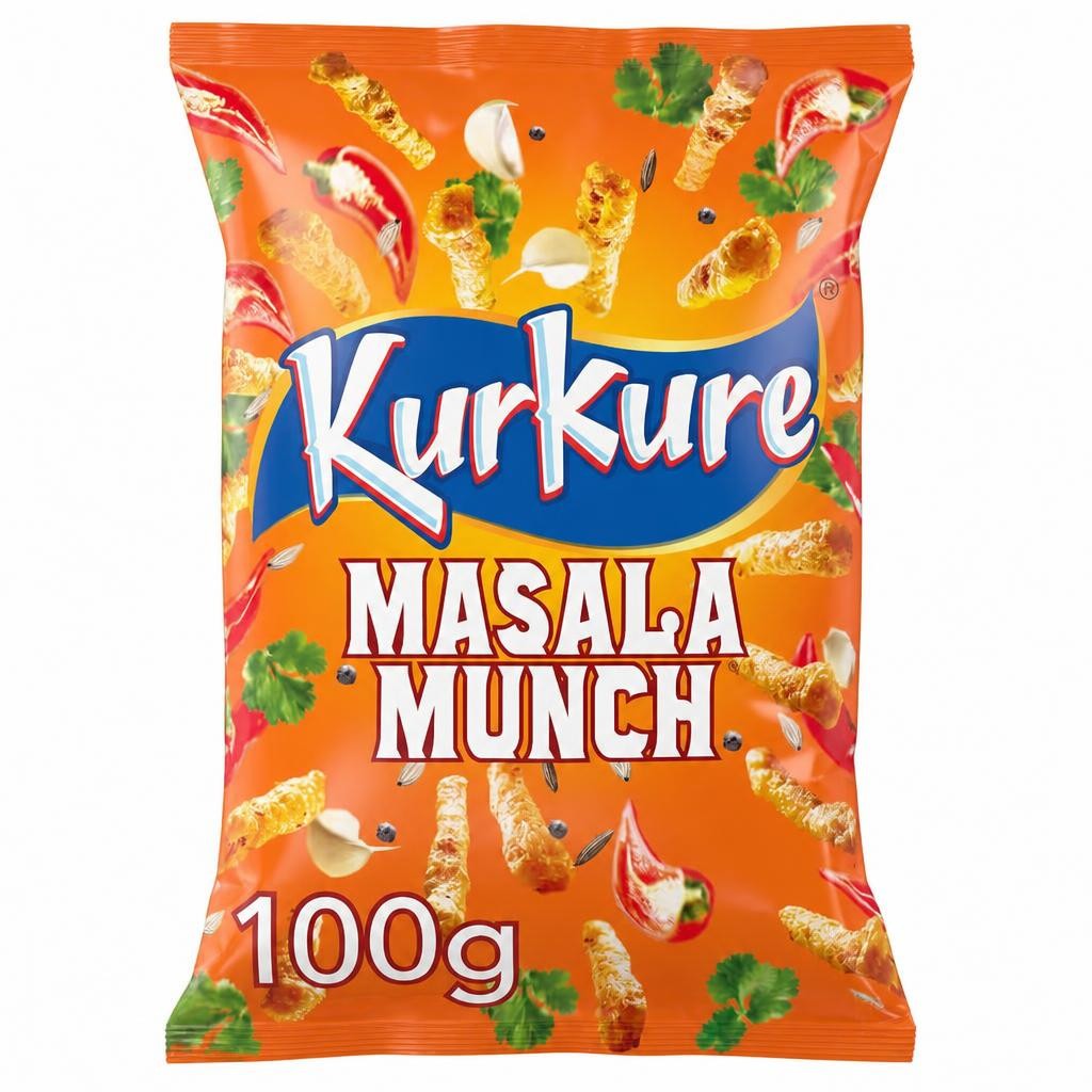 Kurkure Masala Munch Sharing Bag Crisps 100g