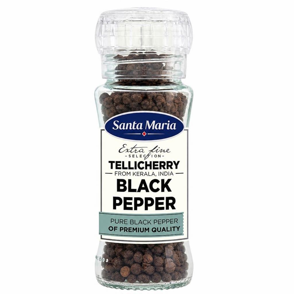 Santa Maria Tellicherry Black Pepper Grinder 70G