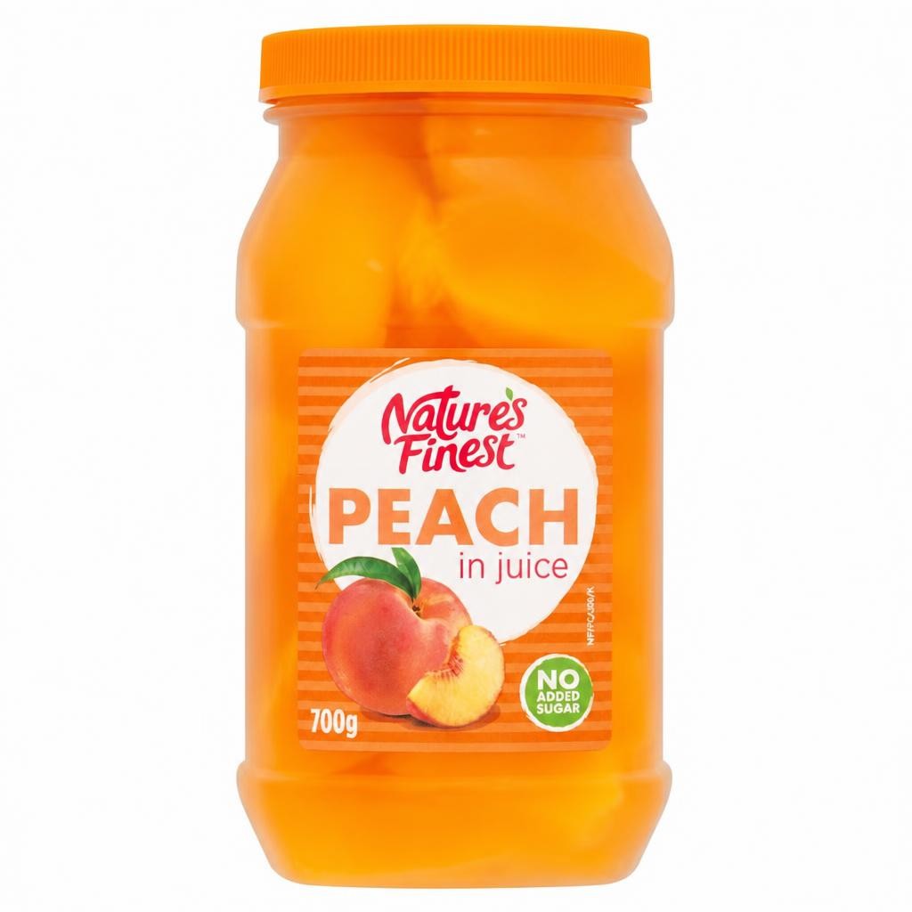 Nature's Finest Peach In Juice 700G