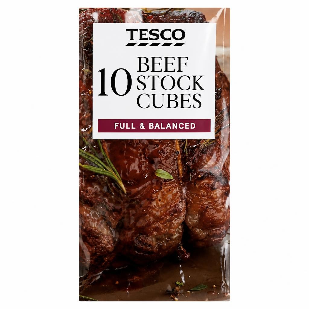 Tesco Beef Stock Cubes 10 Pack 100g