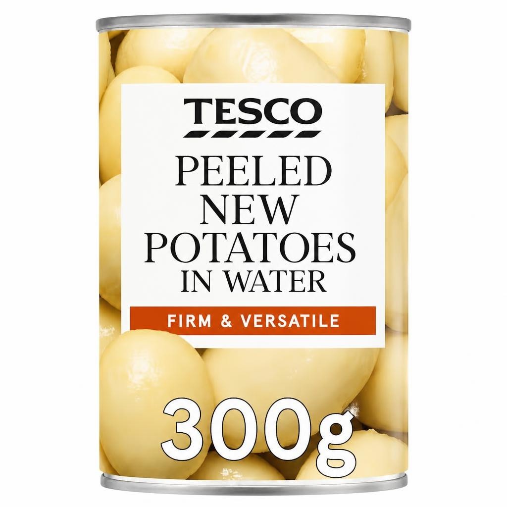 Tesco Peeled New Potatoes In Water 300G
