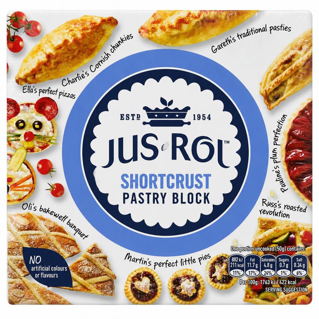 Jus-Rol Shortcrust Block 500G