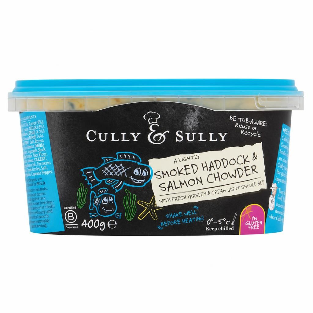 Cully & Sully Smoked Haddock & Salmon Chowder 400g