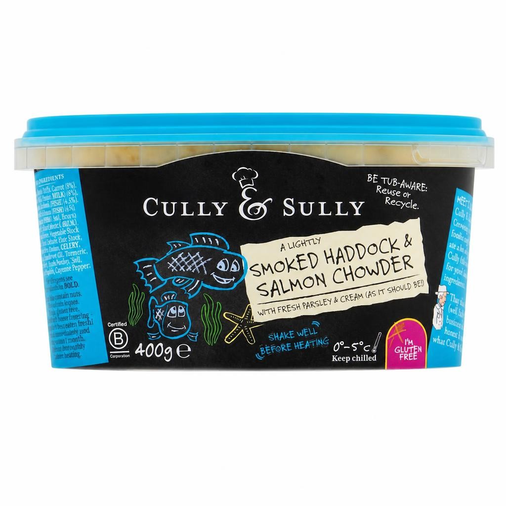 Cully & Sully Smoked Haddock & Salmon Chowder 400g