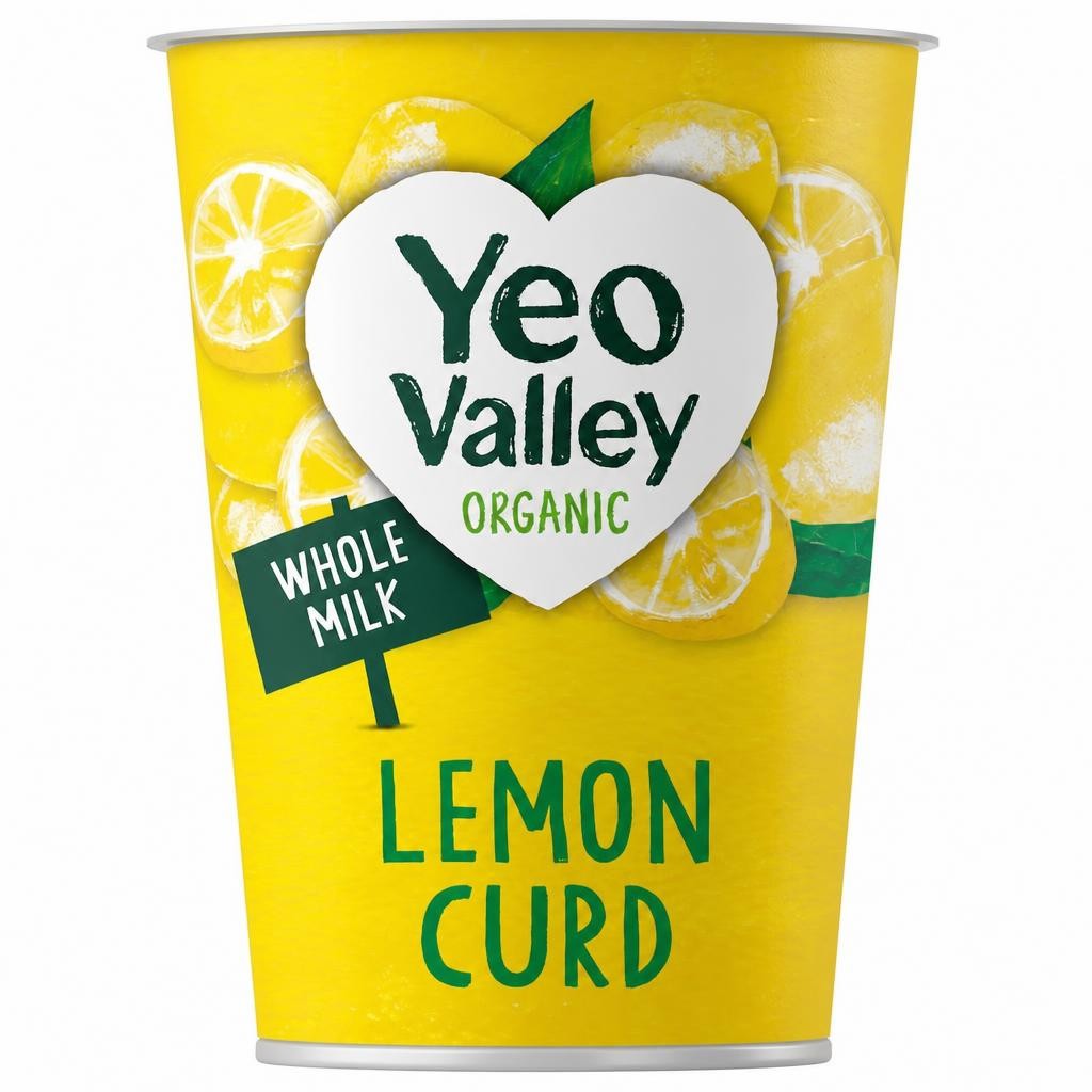 Yeo Valley Organic Whole Milk Lemon Curd Yogurt 450G