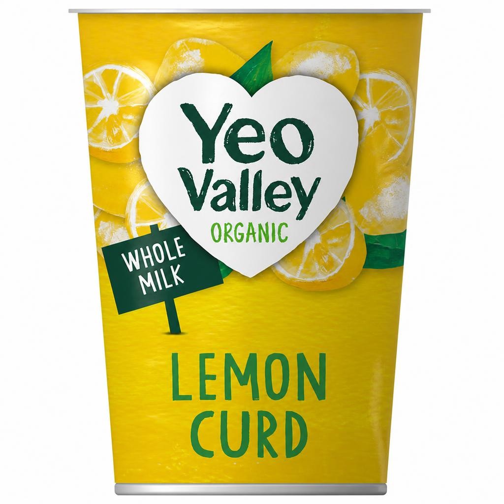 Yeo Valley Organic Whole Milk Lemon Curd Yogurt 450G