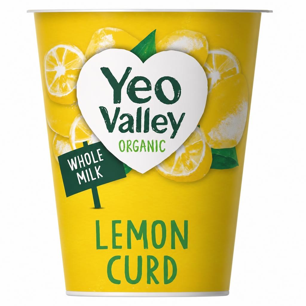 Yeo Valley Organic Whole Milk Lemon Curd Yogurt 450G