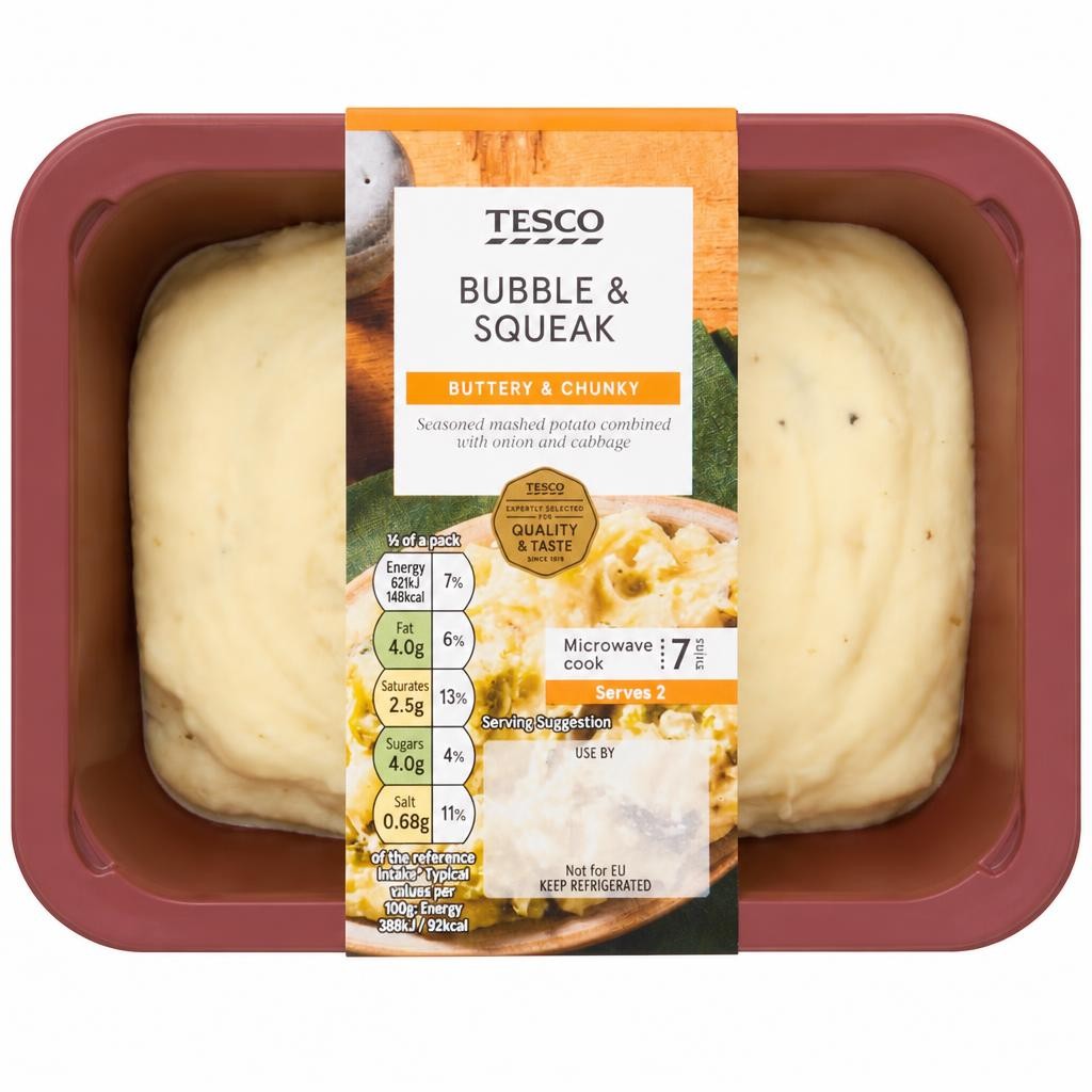 Tesco Bubble & Squeak Mash 350G