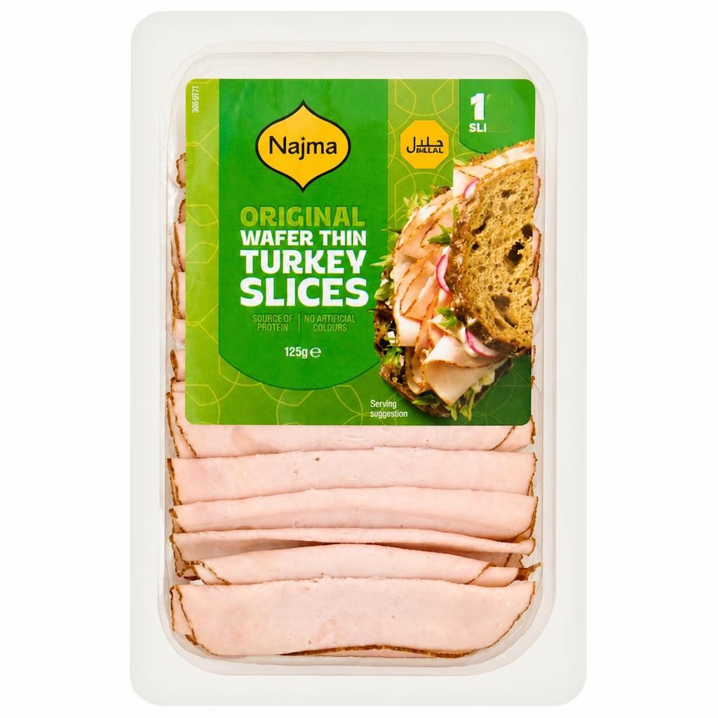 Najma Halal Wafer Thin Turkey 125G