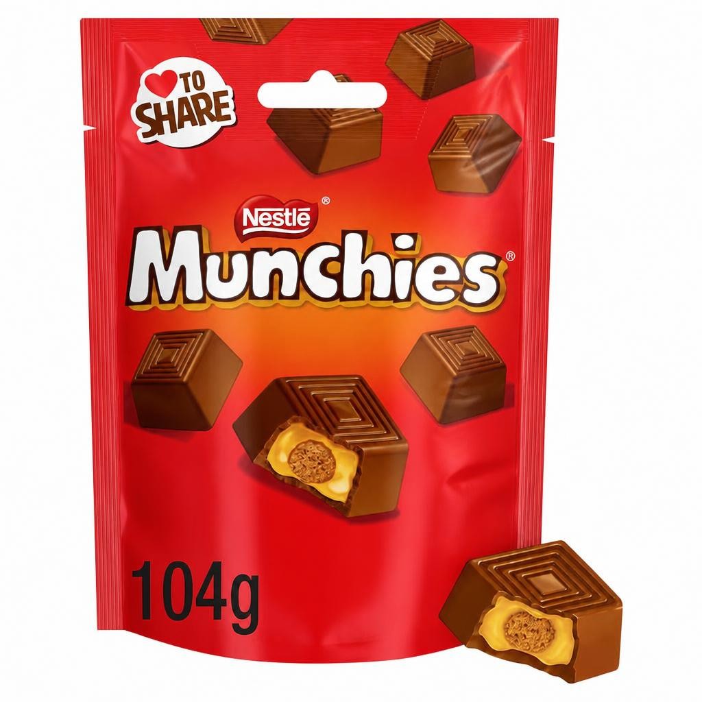 Munchies Milk Chocolate & Caramel Sharing Bag 104g
