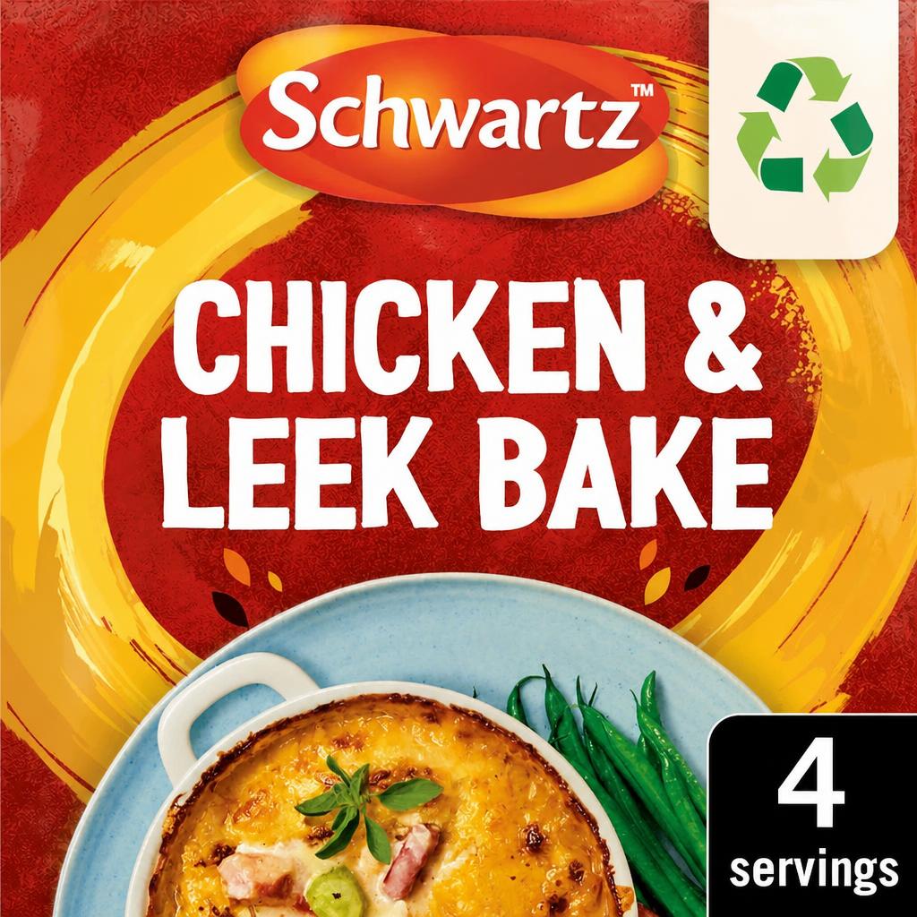 Schwartz Chicken & Leek Bake Recipe Mix 35g