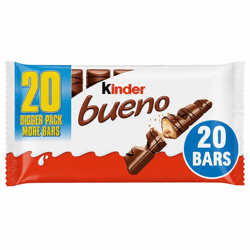 Kinder Bueno Chocolate Wafer Bars 10 X 43G
