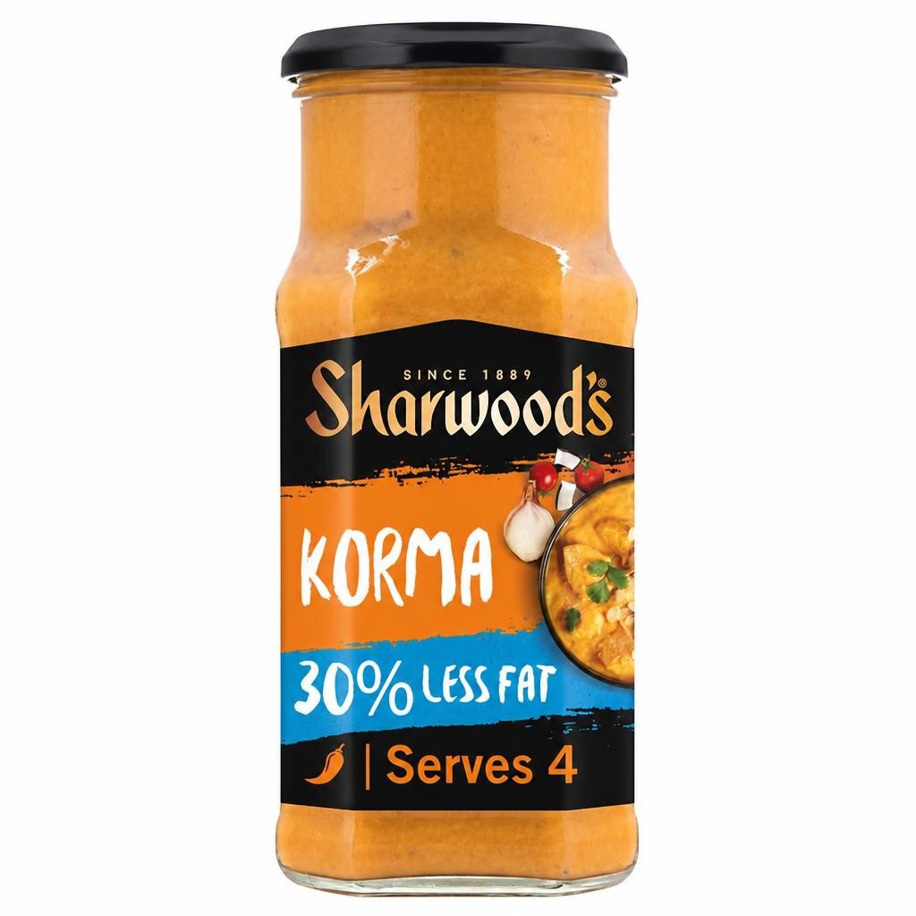 Sharwood's Korma 30% Less Fat Indian Curry Sauce 420g
