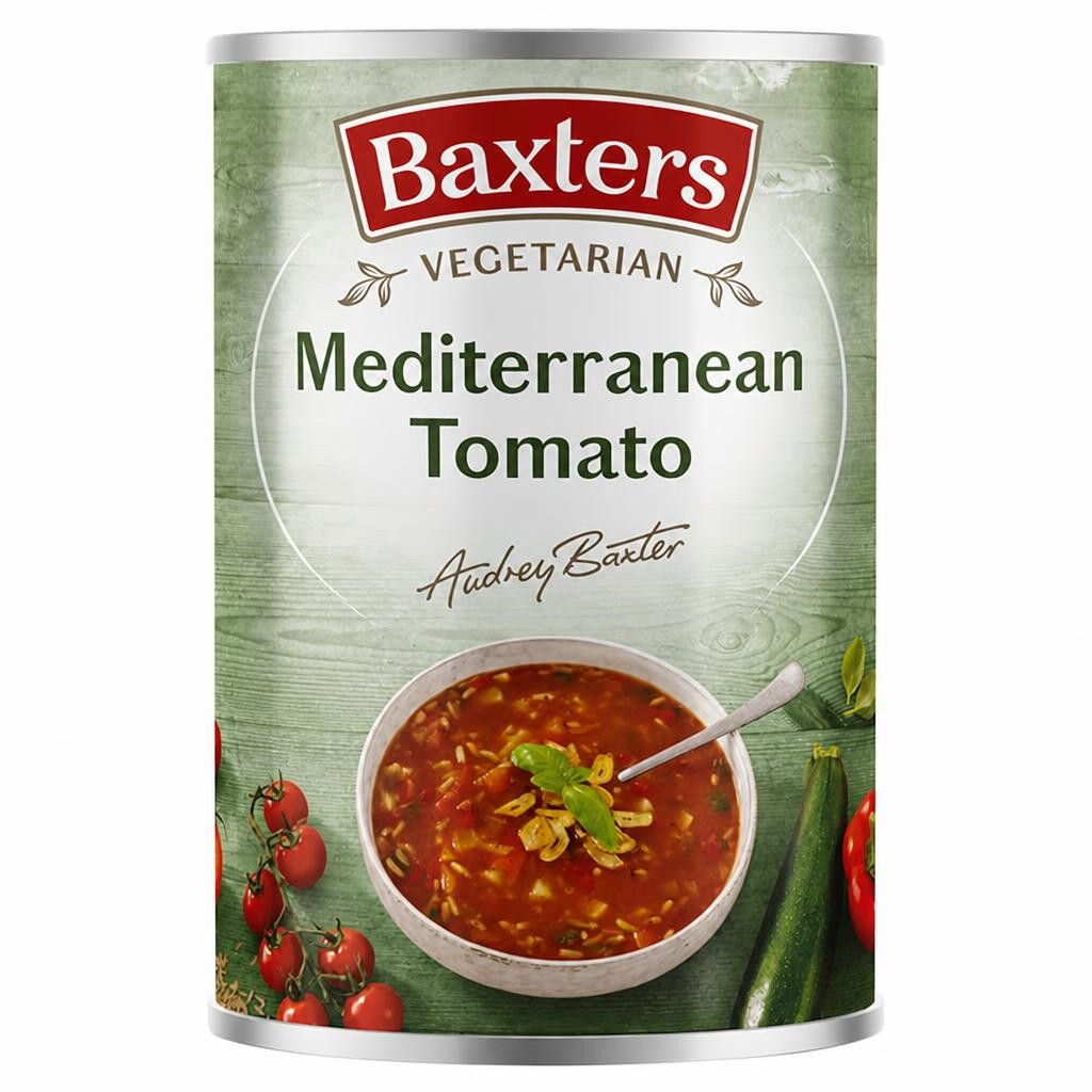 Baxters Vegetarian Mediterranean Tomato Soup 400G