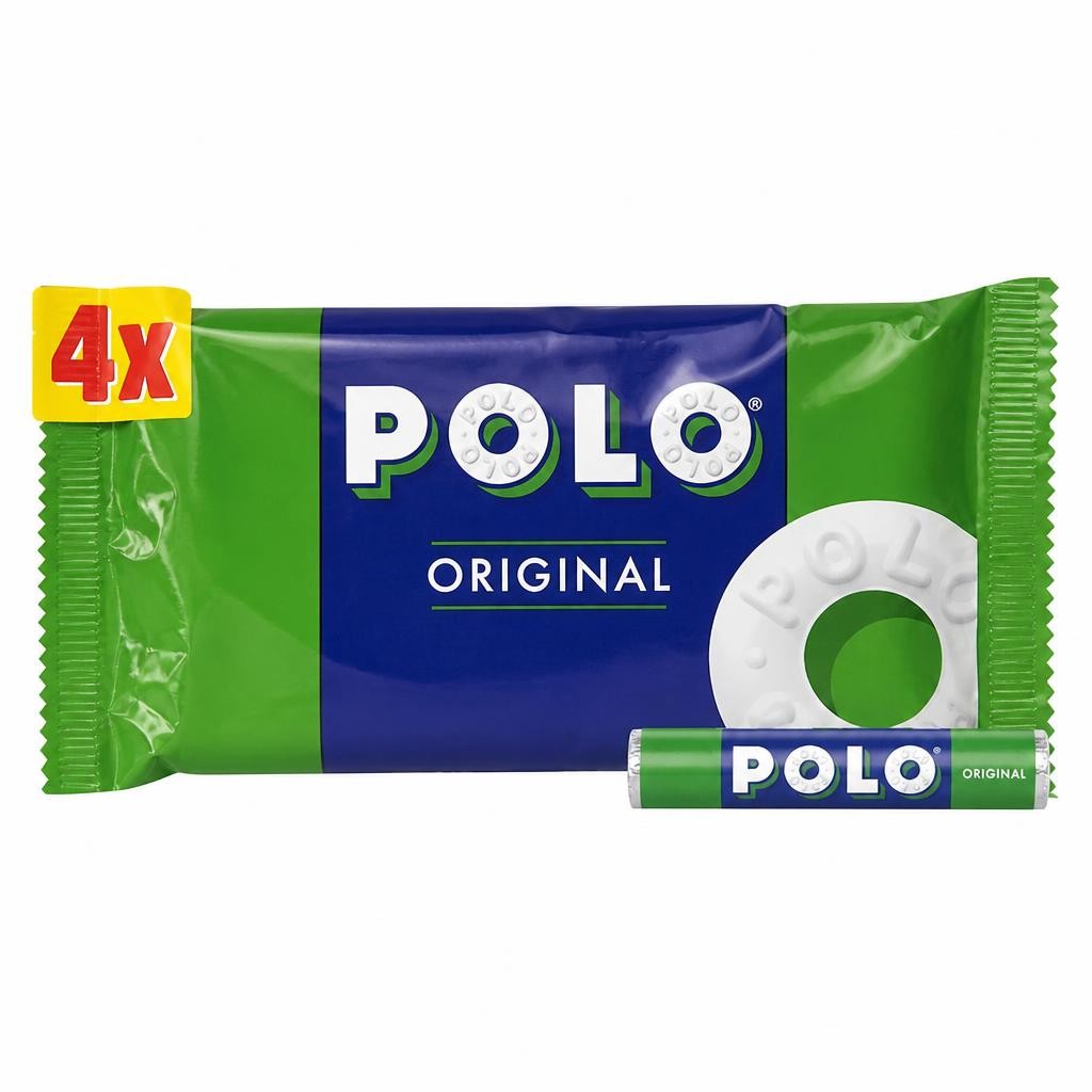Polo Original Mint Tube Multipack 34g 4 Pack