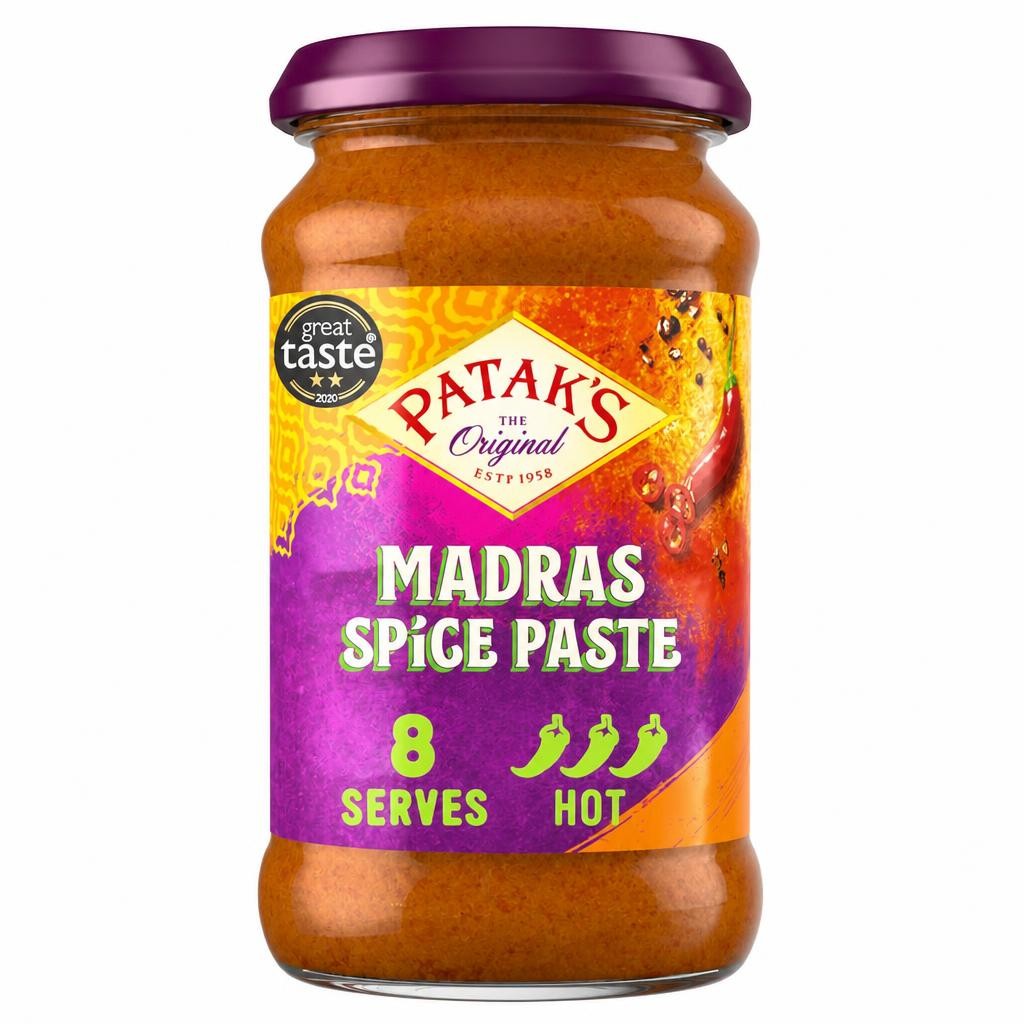 Patak's Madras Spice Paste Hot 283g