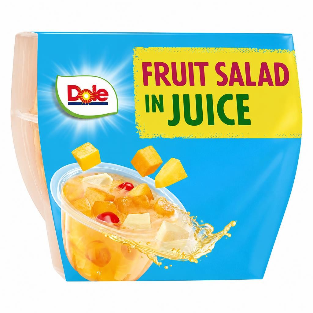 Dole Fruit Salad With Cherry 4X113g