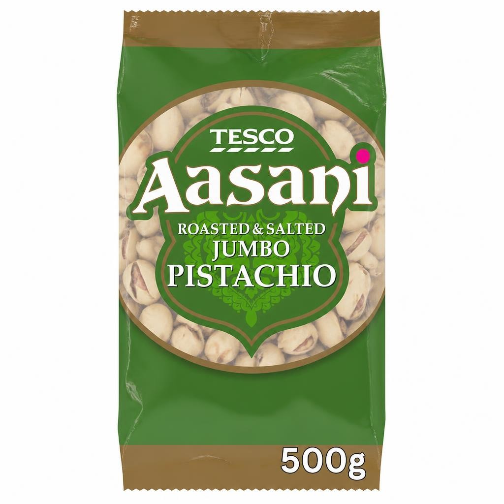 Aasani Roasted & Salted Jumbo Pistachios 500G