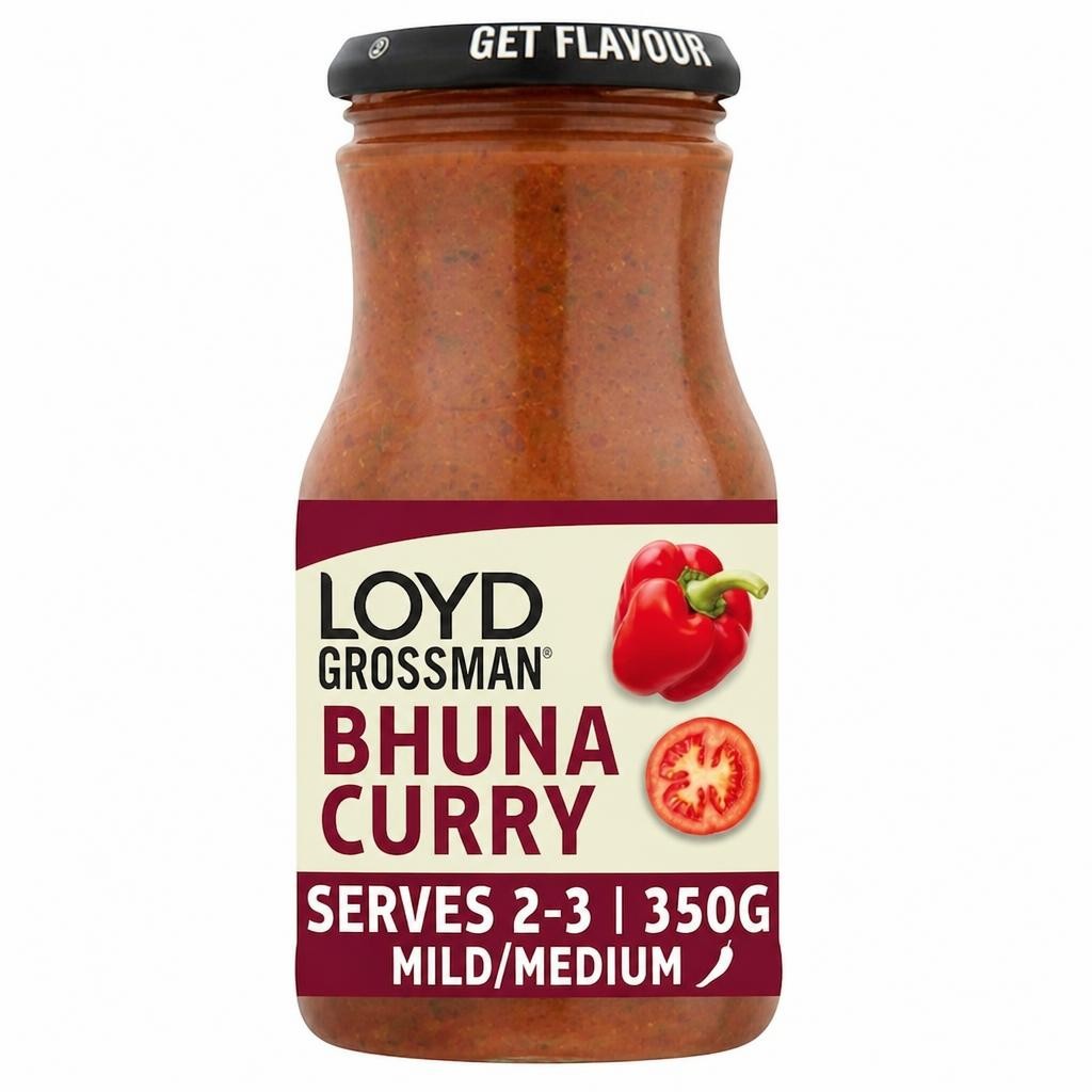 Loyd Grossman Bhuna Indian Curry Sauce 350g