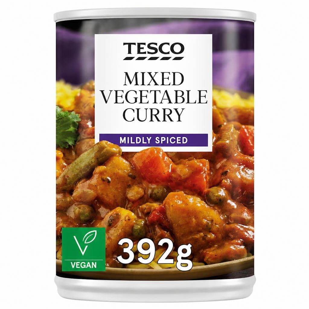 Tesco Mixed Vegetable Curry 392G