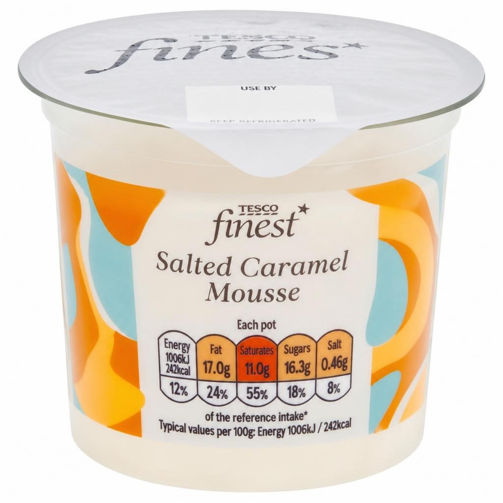 Tesco Finest Salted Caramel Mousse 100G