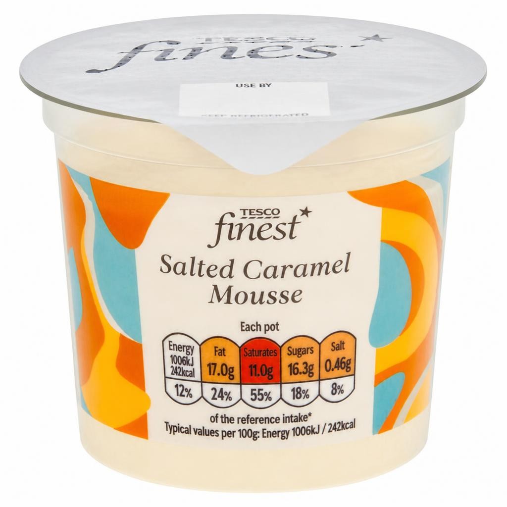 Tesco Finest Salted Caramel Mousse 100G