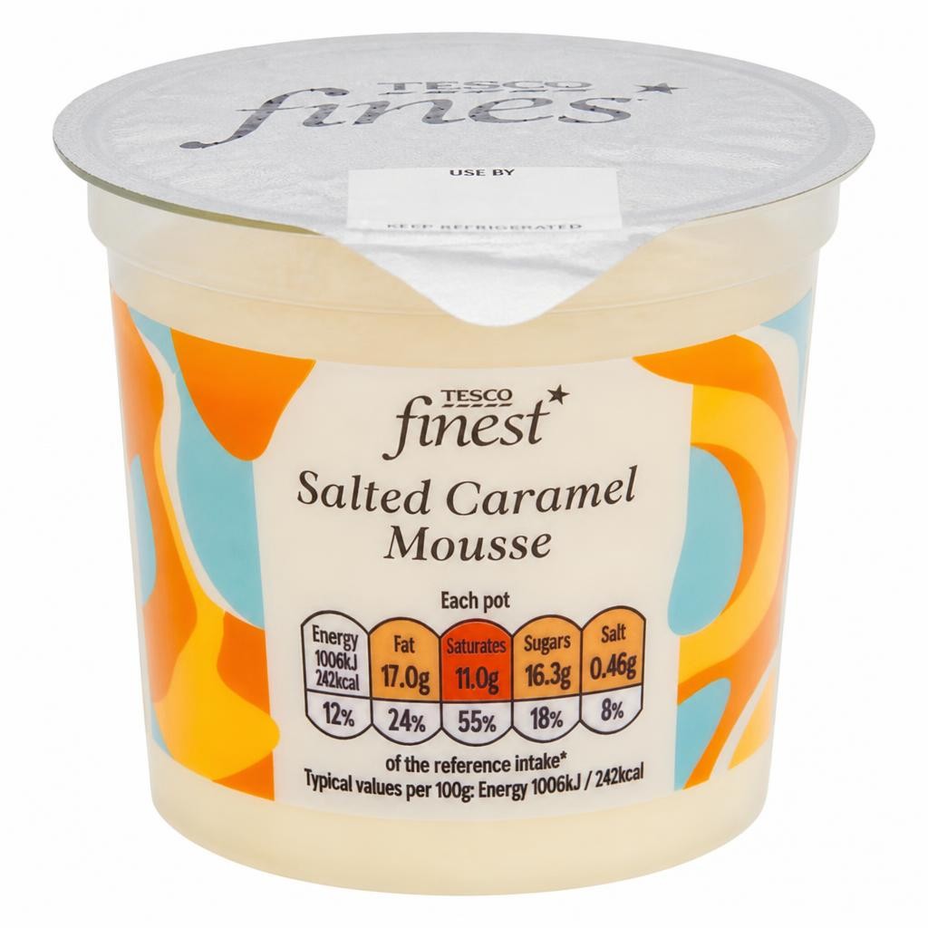 Tesco Finest Salted Caramel Mousse 100G