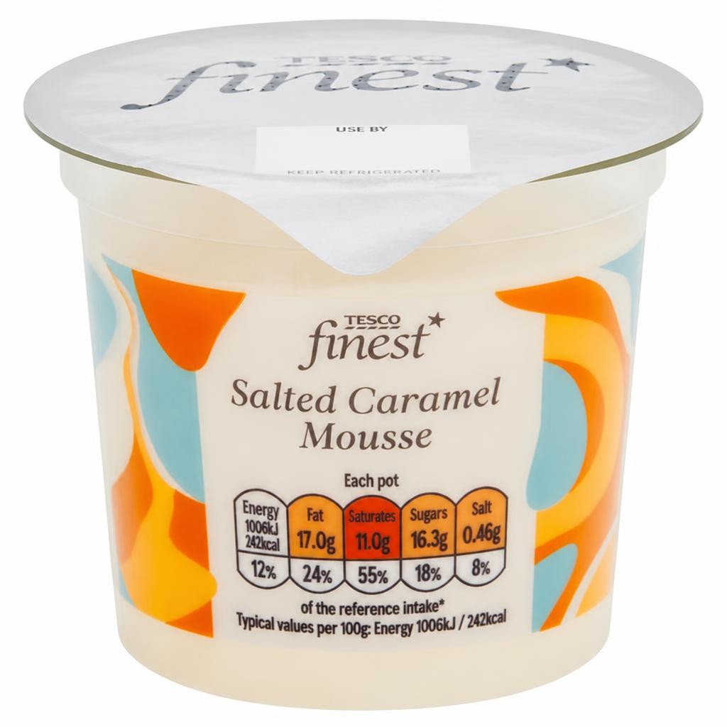 Tesco Finest Salted Caramel Mousse 100G