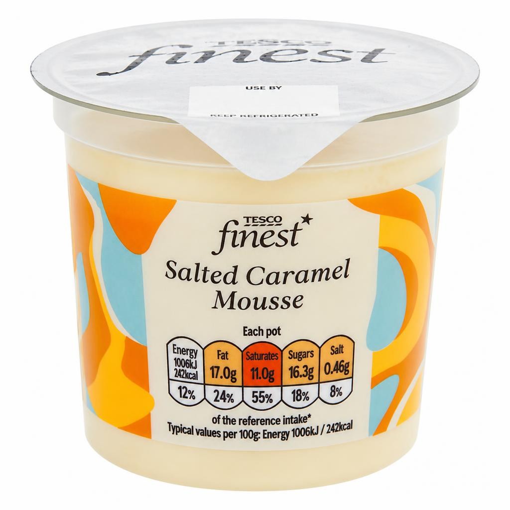 Tesco Finest Salted Caramel Mousse 100G