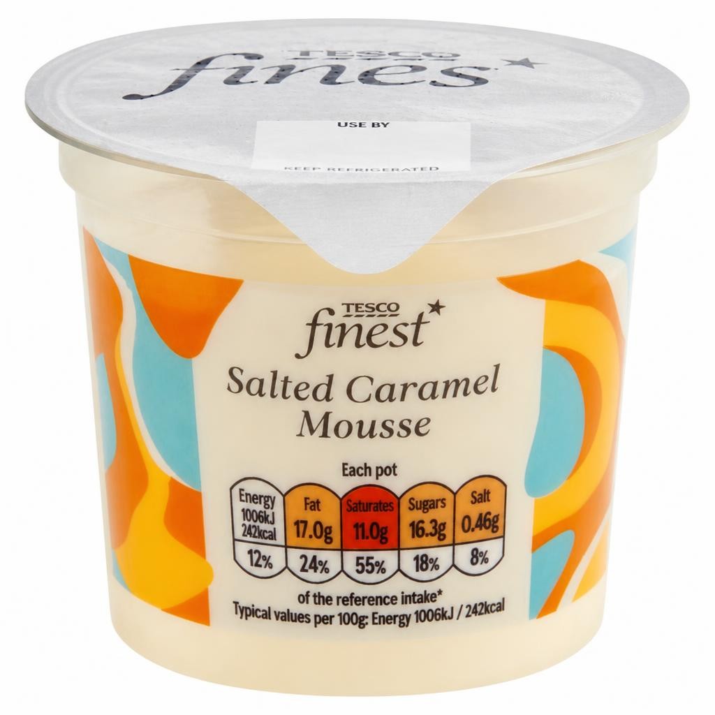 Tesco Finest Salted Caramel Mousse 100G