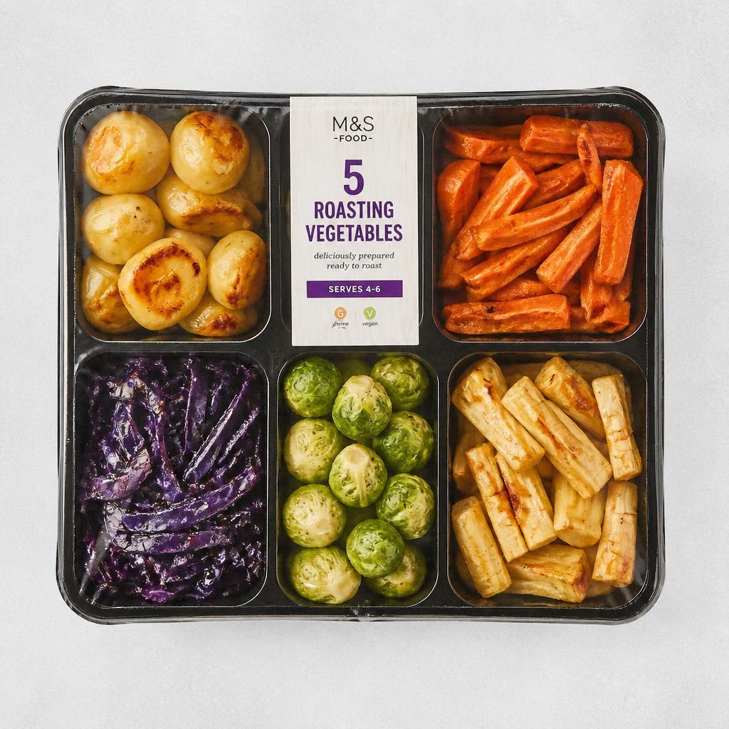 71. Tesco Ready-Cook Fresh Vegetable Selection 3.2kg (Serves 6)