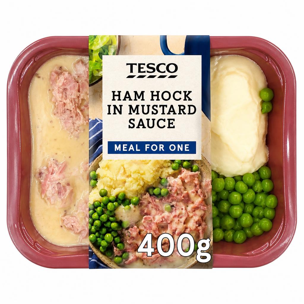 Tesco Ham Hock In Mustard Sauce 400G