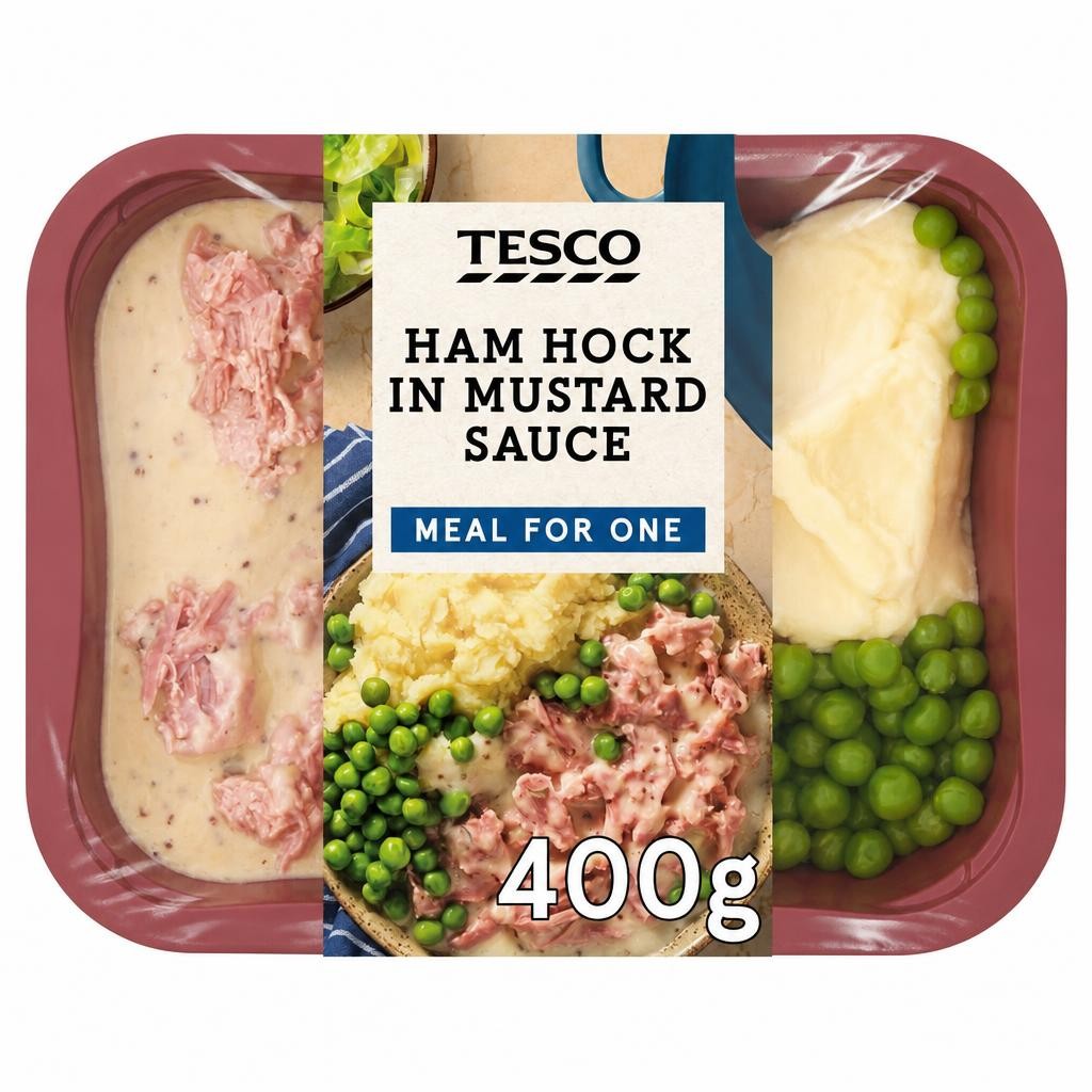 Tesco Ham Hock In Mustard Sauce 400G