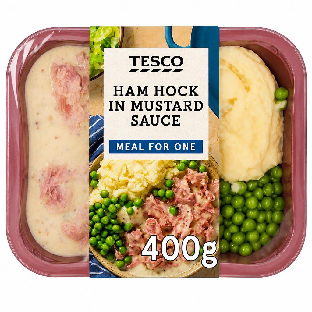 Tesco Ham Hock In Mustard Sauce 400G