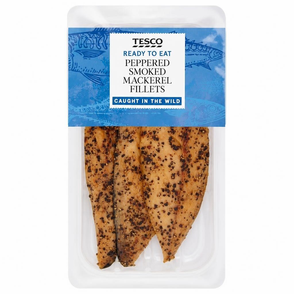 Tesco Peppered Smoked Mackerel Fillets