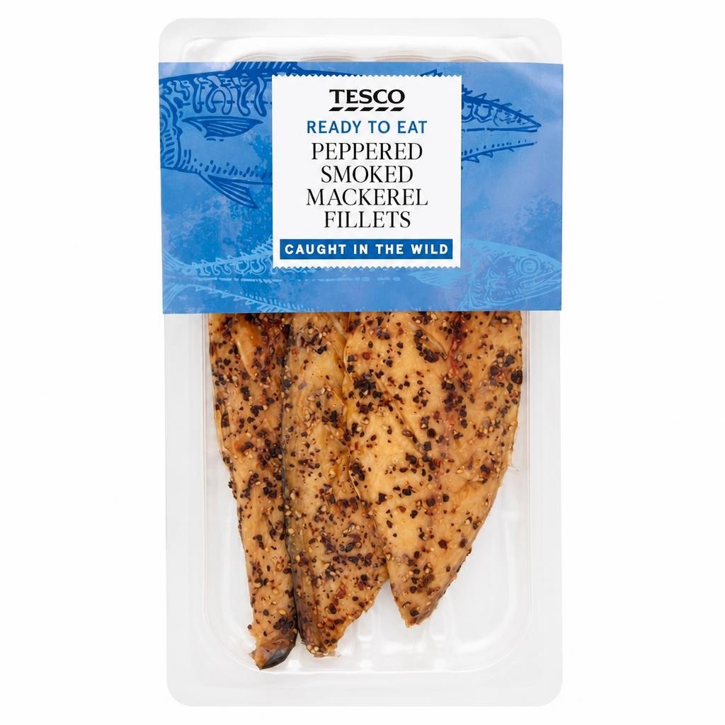 Tesco Peppered Smoked Mackerel Fillets