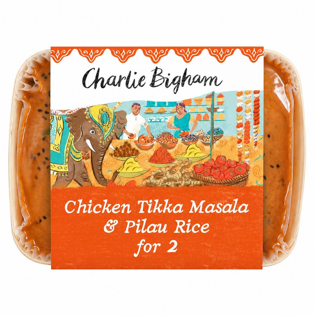 Charlie Bigham's Chicken Tikka & Rice 805G