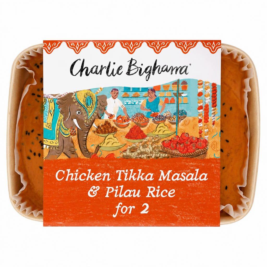 Charlie Bigham's Chicken Tikka & Rice 805G