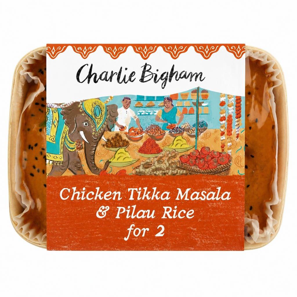 Charlie Bigham's Chicken Tikka & Rice 805G