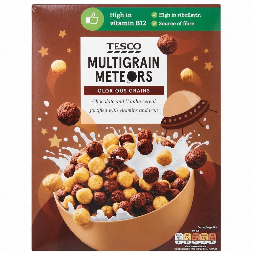 Tesco Multigrain Meteors 350G