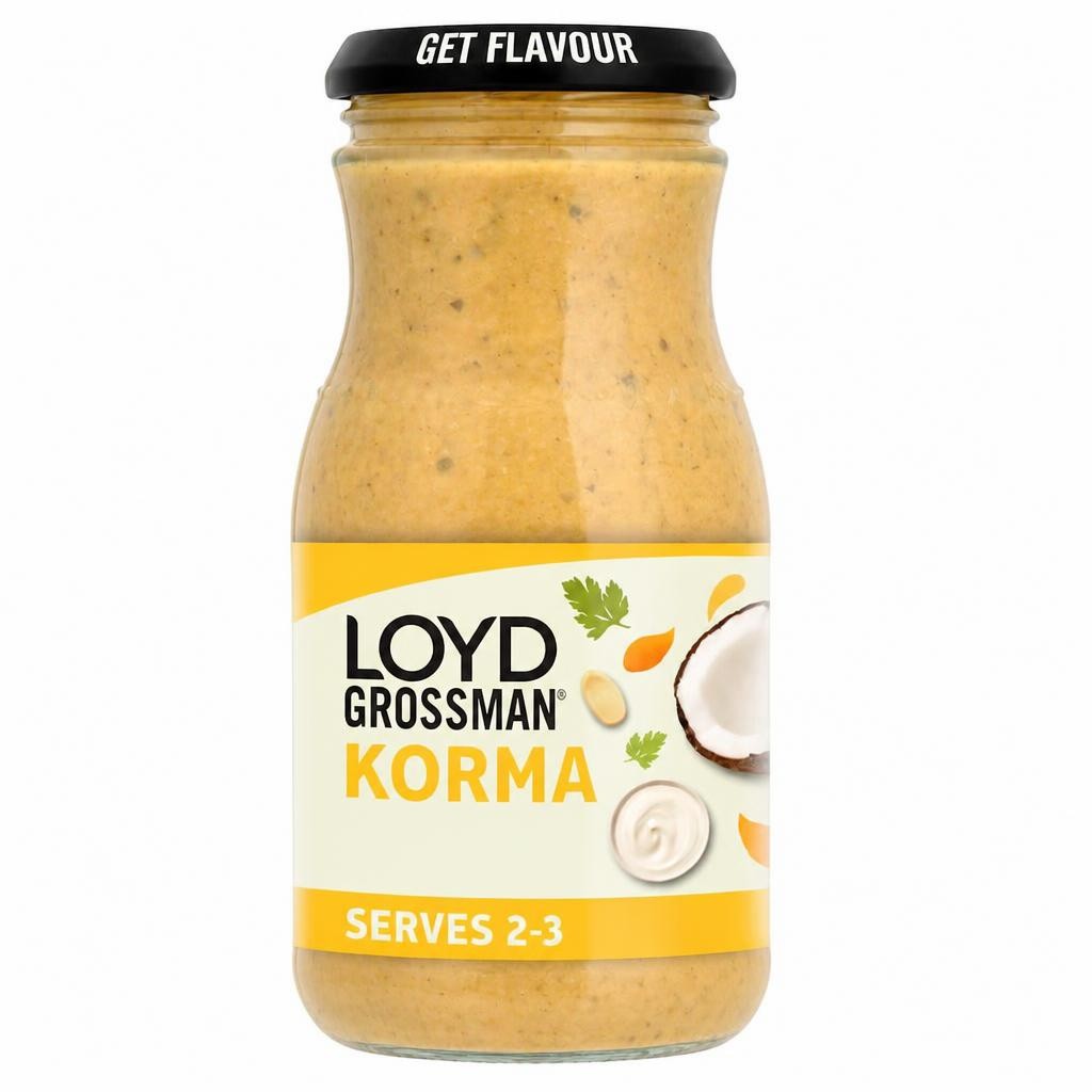 Loyd Grossman Korma Indian Curry Sauce 350g