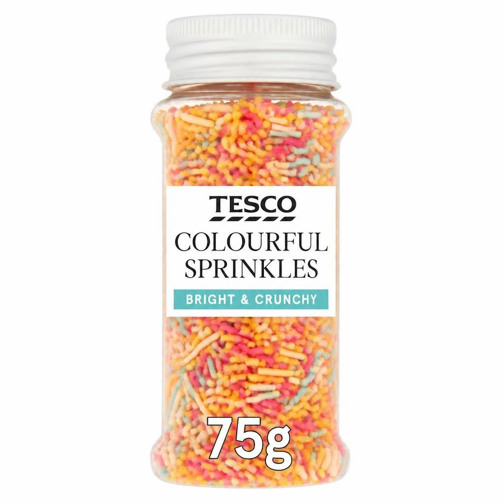 Tesco Colourful Sprinkles 70G