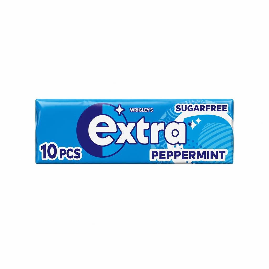 Extra Peppermint Sugarfree Chewing Gum 10 Pieces