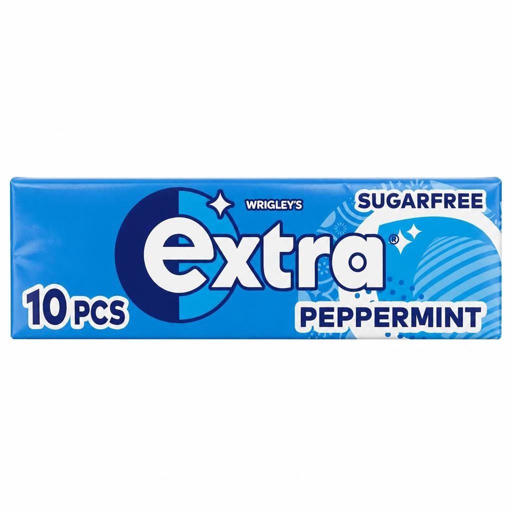 Extra Peppermint Sugar Free Chewing Gum 10 Pieces