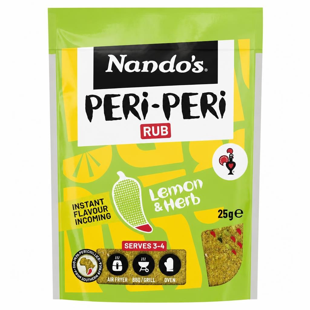 Nando's Peri Peri Rub Lemon & Herb 25G