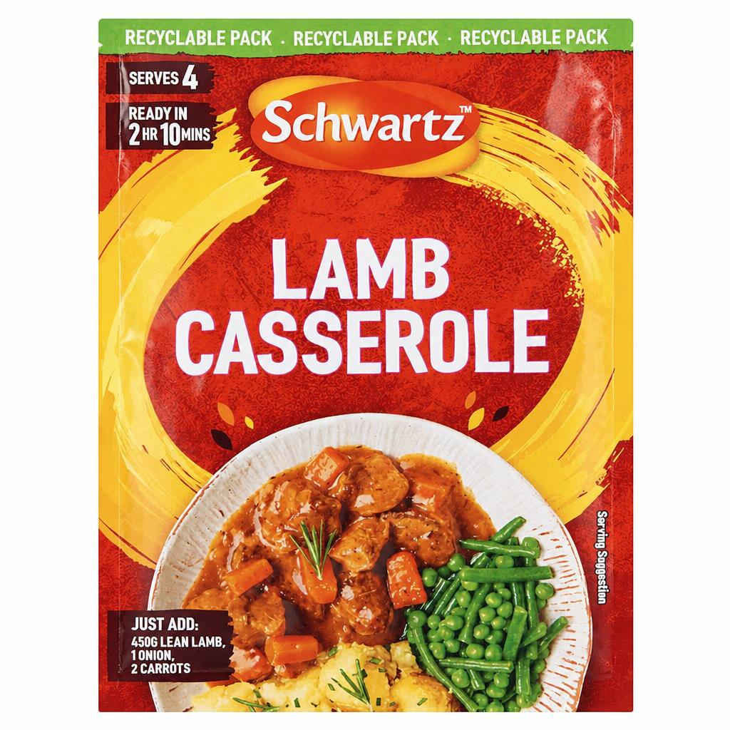 Schwartz Lamb Casserole Recipe Mix 35g