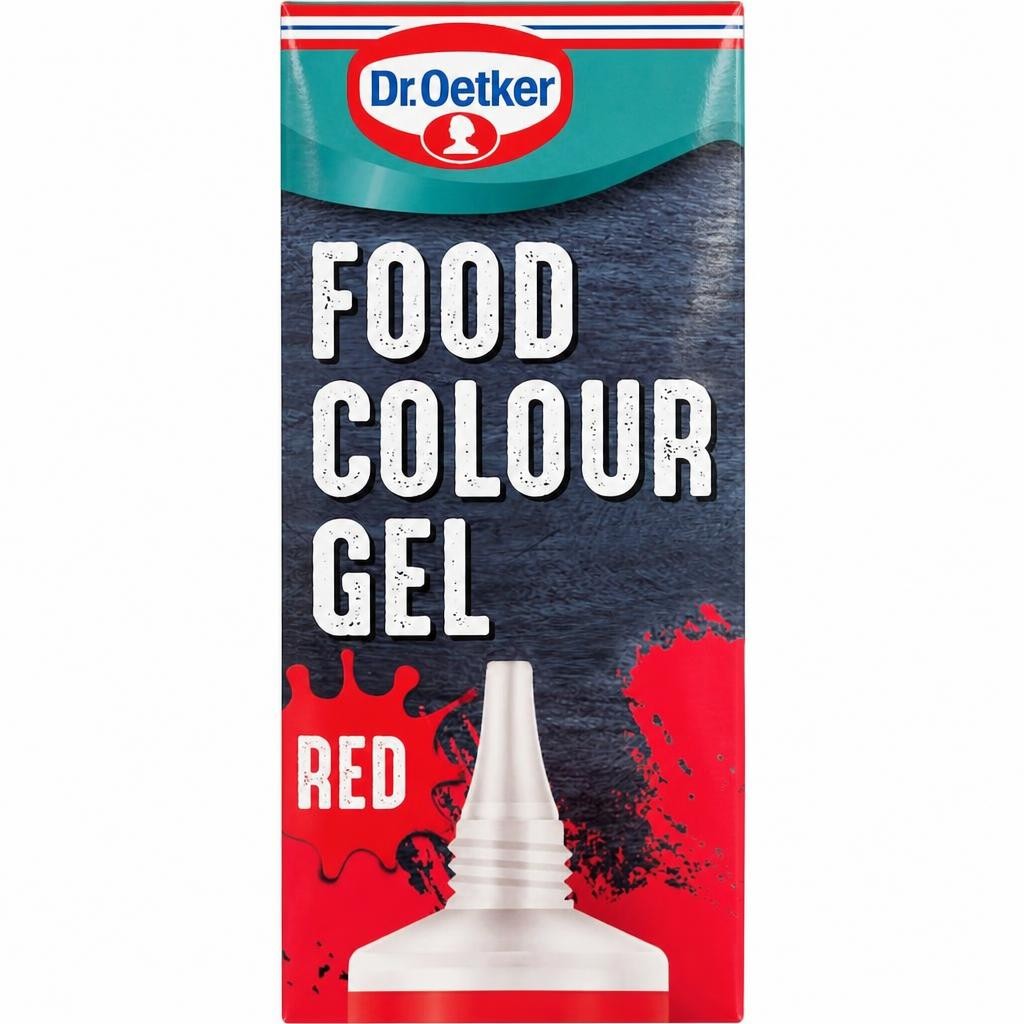 Dr. Oetker Extra Strong Food Colour Gel - Red 15g